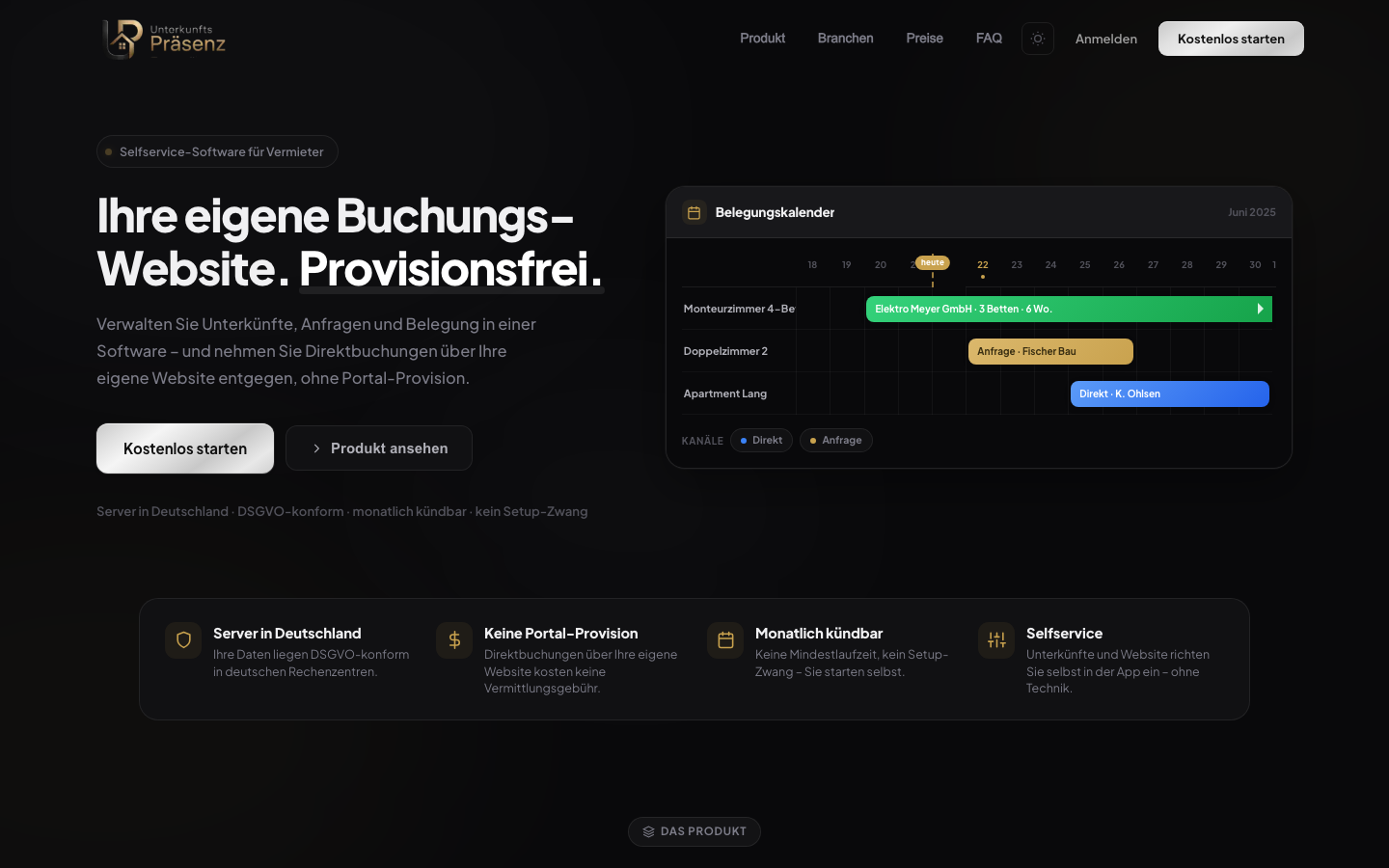unterkunftspräsenz